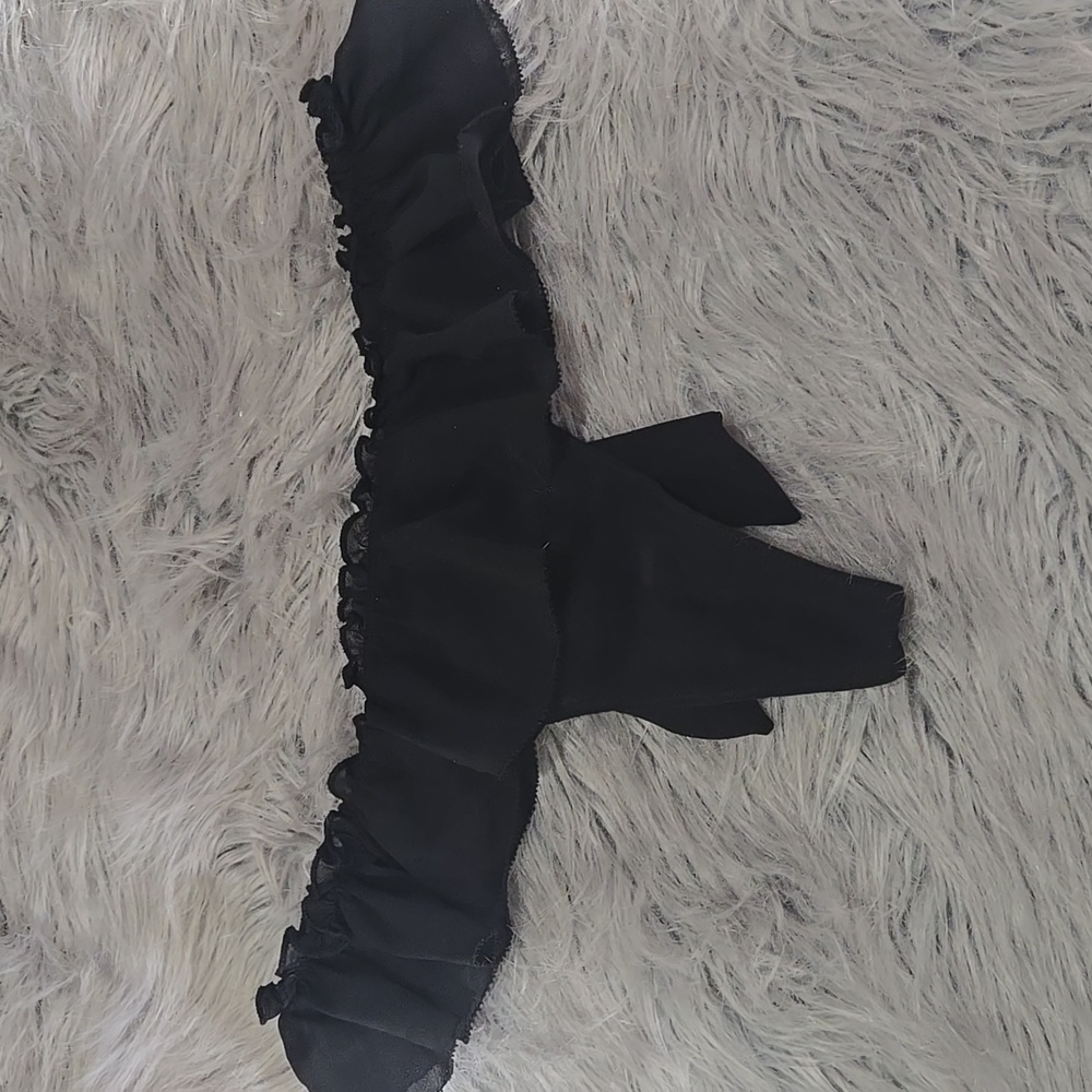 Elegant Black‎ Ruffled Panties
